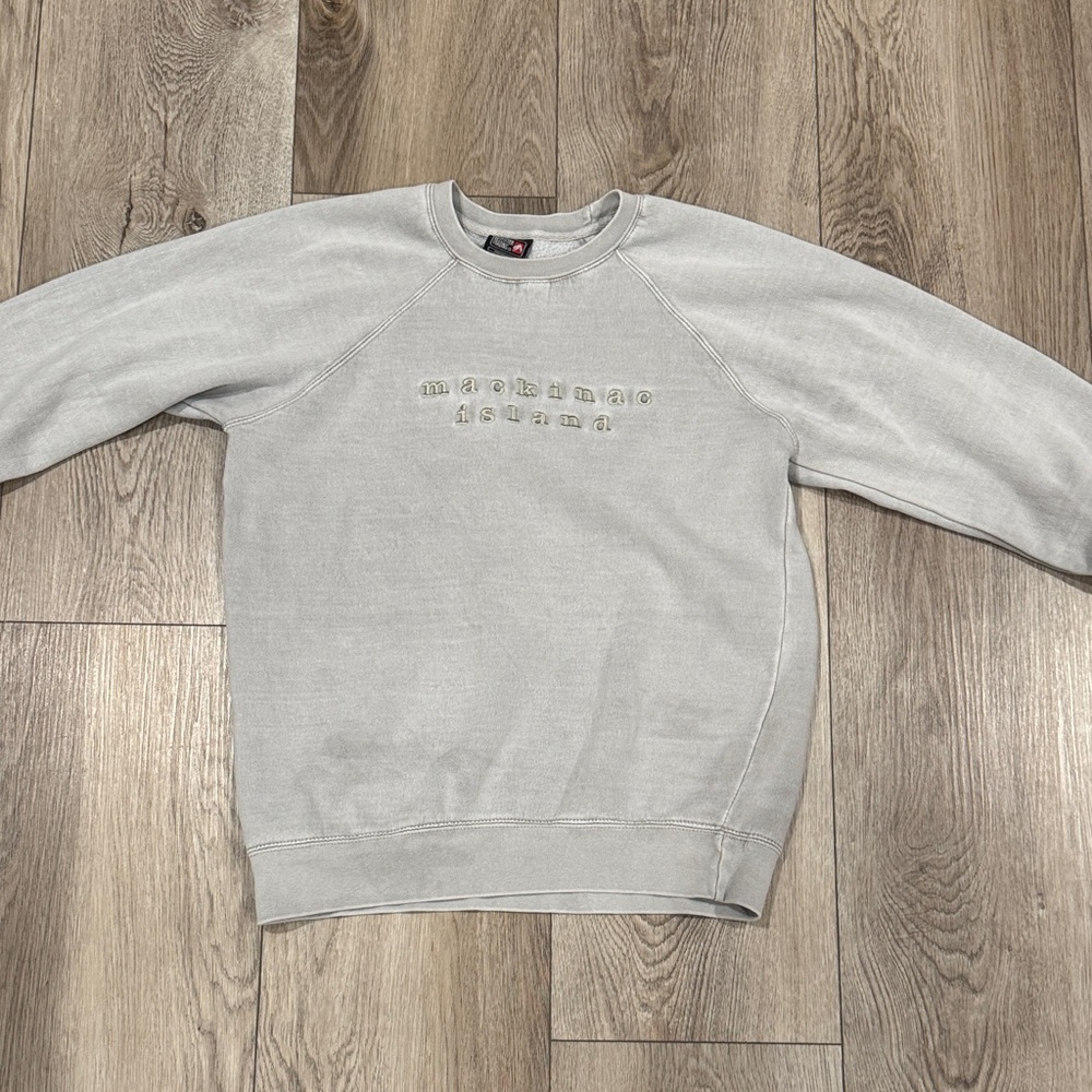 Stylish Light Gray Crew Neck Sweater